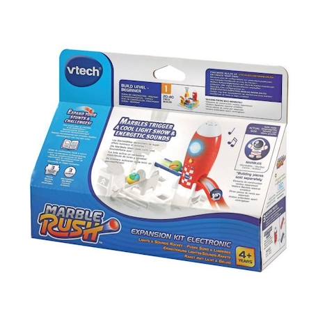 Circuit à Billes Marble Rush - VTECH - Expansion Kit Electronic - Fusée Sons et Lumières ROUGE 3 - vertbaudet enfant 