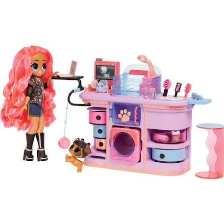 L.O.L. Surprise OMG - Cabinet de Vétérinaire | Rescu Vet Set™ - Poupée exclusive + 2 animaux et accessoires - Dès 4 ans. BLANC 1 - vertbaudet enfant 