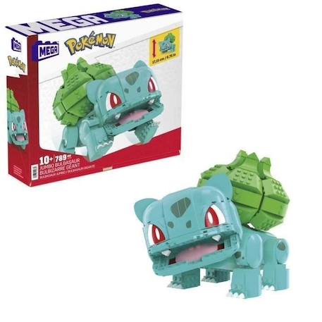 MEGA-Pokémon-Bulbizarre Géant, 1 figurine articulée (355 pcs) HNT96 BLANC 1 - vertbaudet enfant 