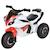 Porteur Enfants Moto de Course HOMCOM - Effets musicaux et Lumineux - Coffre Rangement - Rouge Blanc BLANC 1 - vertbaudet enfant 