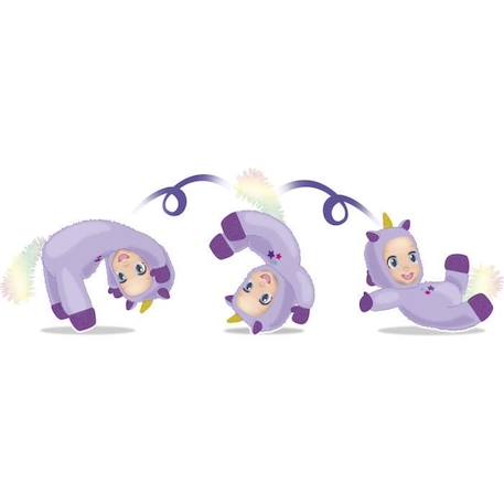 Mon bébé Cabrioles Licorne - poupée VIOLET 4 - vertbaudet enfant 