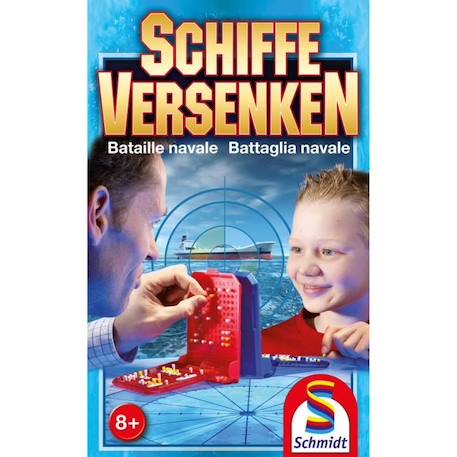 Bataille navale - Jeu de société - SCHMIDT SPIELE BLEU 4 - vertbaudet enfant 