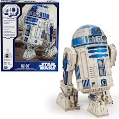 Jouet-Jeux d'imagination-Jeux de construction-Star Wars - R2-D2 Star Wars - Maquette 4D à construire - 28 cm