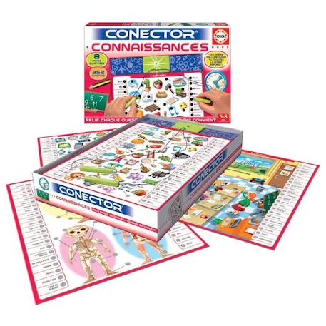 EDUCA Connector Jeu Scientifique Connaissances ROUGE 2 - vertbaudet enfant 