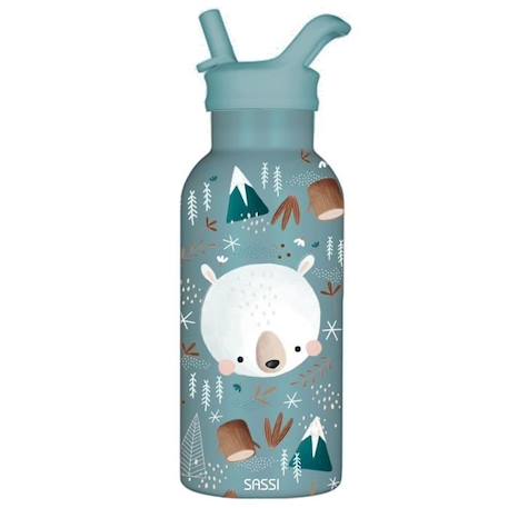 Fille-Sassi Junior - Bouteille isotherme Munchy l'ours 350 ml