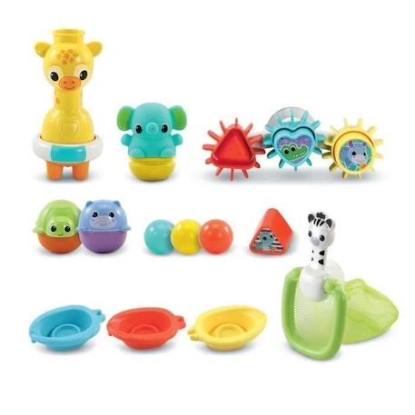 Coffret de bain multi-activité VTECH MAXI - Girafe mécanique - Pour enfants de 5 mois à 5 ans BLANC 1 - vertbaudet enfant 