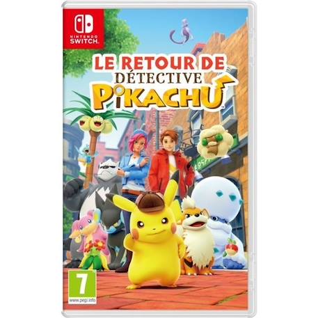 Le Retour de Détective Pikachu • Jeu Nintendo Switch BLANC 1 - vertbaudet enfant 