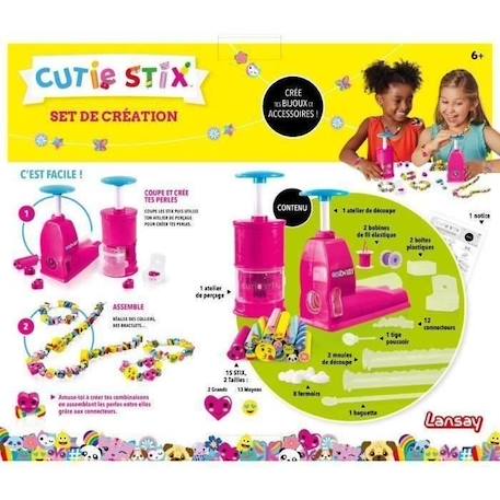 Set de Création Cutie Stix LANSAY - Activités Artistiques - Création de Bijoux - Dès 6 ans VIOLET 2 - vertbaudet enfant 