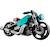 LEGO® Creator 3-en-1 31135 La Moto Ancienne, Jouet Voiture Classique et de Rue, avec Dragster BLEU 2 - vertbaudet enfant 