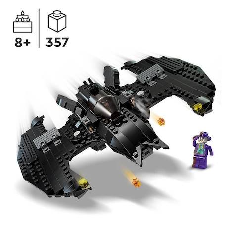 LEGO® DC 76265 Batwing : Batman Contre le Joker, Jouet d'Avion Iconique du Film 1989 avec 2 Minifigurines ROUGE 2 - vertbaudet enfant 