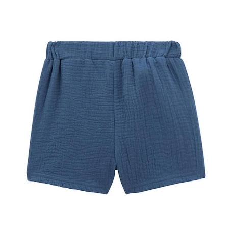 Short bébé en gaze de coton Belem BLEU 2 - vertbaudet enfant 