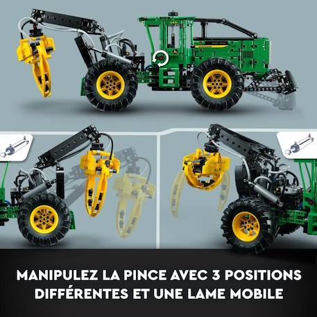 LEGO® Technic 42157 La Débardeuse John Deere 948L-II, Maquette d'Engin de Chantier avec Fonctions VERT 5 - vertbaudet enfant 