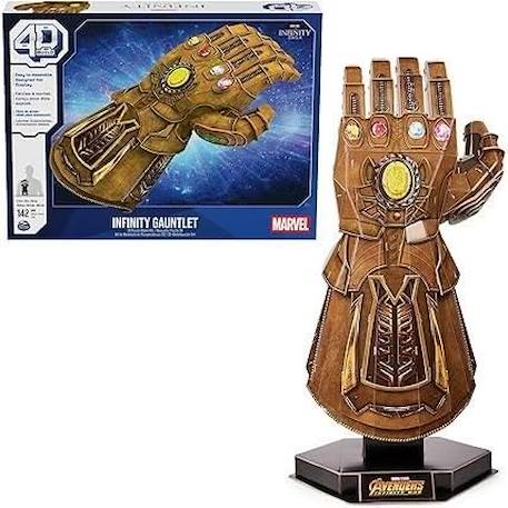 Marvel - GANT DE L'INFINI DE THANOS - Maquette 4D à construire - 35 cm MARRON 1 - vertbaudet enfant 