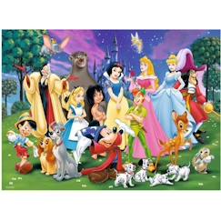 Jouet-Puzzle 200 pièces XXL Ravensburger - Mes personnages Disney - Puzzle enfant 8 ans - Dessins animés et BD