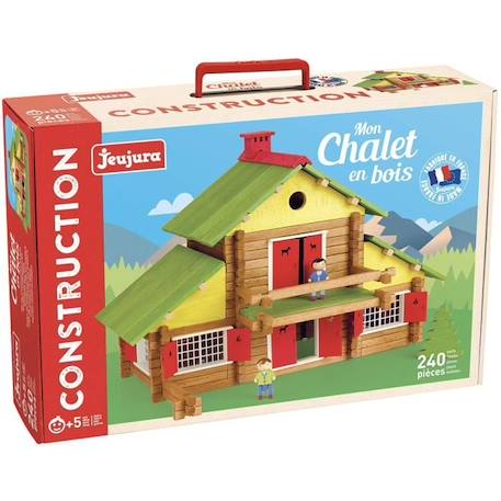 JEUJURA - Mon Chalet en Bois 240 pièces MARRON 3 - vertbaudet enfant 