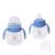 Badabulle Lot de 2 tasses anti-fuite avec anses ergonomiques, 180ml BLEU 1 - vertbaudet enfant 