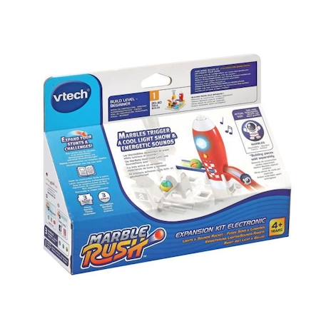 Circuit à Billes Marble Rush - VTECH - Expansion Kit Electronic - Fusée Sons et Lumières ROUGE 2 - vertbaudet enfant 