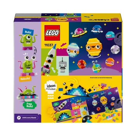 LEGO® 11037 Classic Les Planètes Créatives, Jouet sur le Système Solaire, Set de Construction de Navette Fusée JAUNE 6 - vertbaudet enfant 