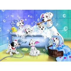 Jouet-Jeux éducatifs-Puzzle 60 p - NATHAN - Les 101 Dalmatiens - Blanc - Disney - Scène de vie