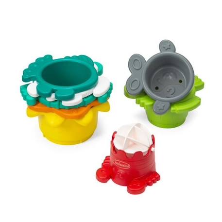 Coffret de bain 17 pièces Orque pour bébé - Infantino BLEU 5 - vertbaudet enfant 