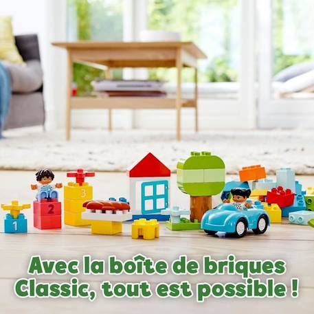 LEGO® 10913 DUPLO Classic La Boîte De Briques Jeu De Construction Avec Rangement, Jouet éducatif pour Bébé de 1 an et plus VERT 4 - vertbaudet enfant 