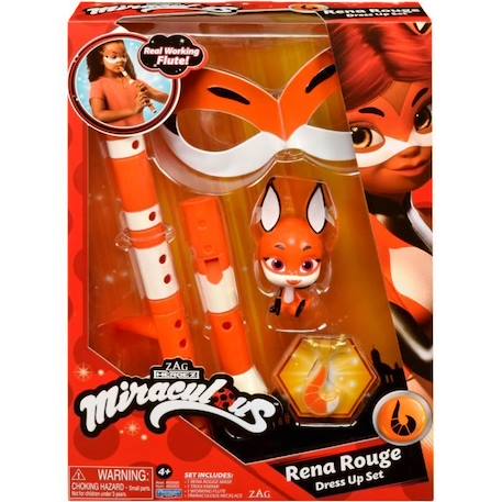 BANDAI - Miraculous Set de transformation - Rena Rouge ROUGE 4 - vertbaudet enfant 