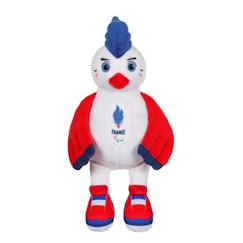 Jouet-Gipsy Toys - Coq Peluche - Equipe de France Paralympique - Peluche Officielle Sous Licence - 15 cm assis