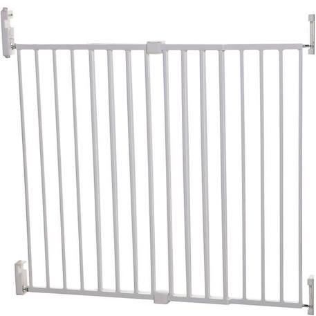 DREAMBABY Barrière de sécurité Extra large BROADWAY Gro Gate - A visser - L 76/134,5 x H 76 cm - Blanche BLANC 1 - vertbaudet enfant 