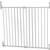 DREAMBABY Barrière de sécurité Extra large BROADWAY Gro Gate - A visser - L 76/134,5 x H 76 cm - Blanche BLANC 1 - vertbaudet enfant 