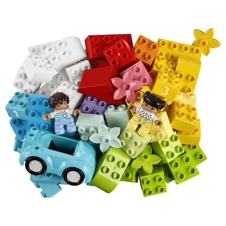 LEGO® 10913 DUPLO Classic La Boîte De Briques Jeu De Construction Avec Rangement, Jouet éducatif pour Bébé de 1 an et plus VERT 2 - vertbaudet enfant 