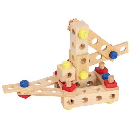 JEUJURA Baril établi - 70 pièces pour bricoler BEIGE 1 - vertbaudet enfant 