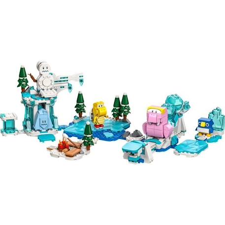 LEGO® Super Mario 71417 Ensemble d’Extension L'Aventure dans la Neige de Morsinet, Jouet BLANC 2 - vertbaudet enfant 