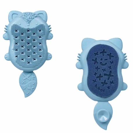 Brosse et éponge de bain pour bébé BLEU 3 - vertbaudet enfant 