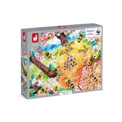 Jouet-Puzzle Enfant la Vie des Abeilles - JANOD - 100 pièces - Animaux - Multicolore - Dès 6 ans