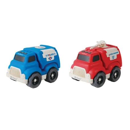 Pack police camion pompier BLEU 2 - vertbaudet enfant 