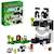 LEGO Minecraft 21245 Le Refuge Panda, Jouet de Maison, avec Figurines Animaux et Squelette NOIR 1 - vertbaudet enfant 