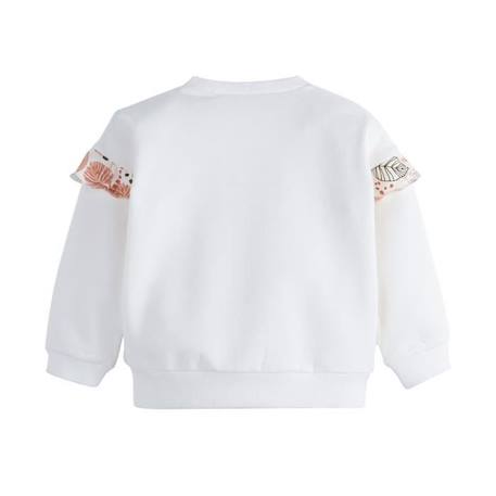 Sweat-shirt bébé fille Para BLANC 2 - vertbaudet enfant 