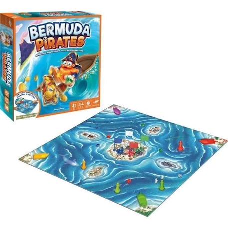 Bermuda Pirates - Asmodee - Jeu de société magnétique - Jeu d'action 2 à 4 personnes - 7 ans et plus BLEU 1 - vertbaudet enfant 