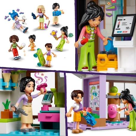 LEGO® 42604 Friends Le Centre Commercial de Heartlake City, Jouet de Poupée pour Filles et Garçons, Kit avec Personnages BLEU 4 - vertbaudet enfant 