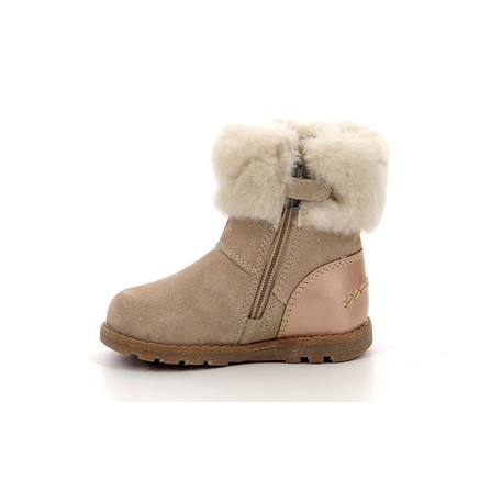 KICKERS Boots Nonofur beige BEIGE 4 - vertbaudet enfant 