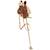 Cheval bâton en bois et coton TOYS PURE - Jesse James - 97cm MARRON 1 - vertbaudet enfant 