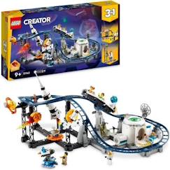 Jouet-LEGO® Creator 31142 Les Montagnes Russes de l’Espace, Jouet avec Fusée Spatiale, Planètes et Briques