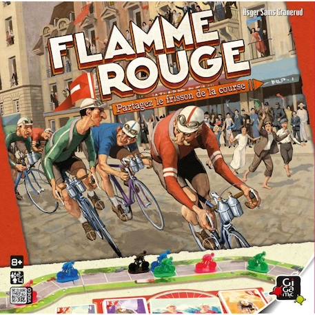 Jeu de carte Flamme Rouge GIGAMIC - Jeu de course rapide et tactique ROUGE 4 - vertbaudet enfant 