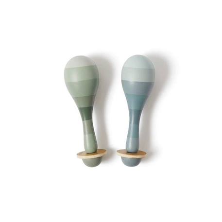 Maracas en bois Flexa BLEU 1 - vertbaudet enfant 