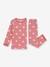 Pyjama coeur fille manches longues PETIT BATEAU bois de rose 2 - vertbaudet enfant 