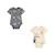 Lot de 2 bodies bébé manches courtes Aloha Havana BLEU 1 - vertbaudet enfant 