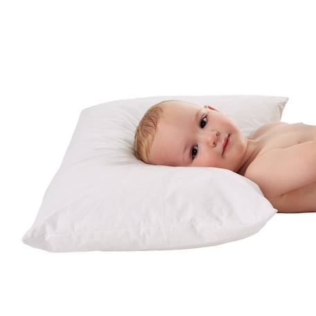 Oreiller bébé 40x60cm - Lavable En Machine - Fabriqué En France - A partir de 12 mois BLANC 2 - vertbaudet enfant 