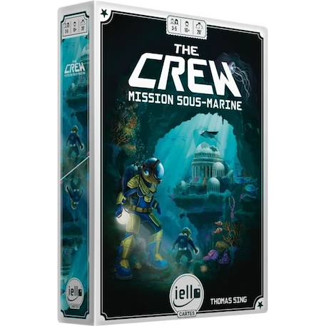 Jeu de société - THE CREW : MISSION SOUS-MARINE - IELLO - 3 joueurs ou plus - 20 min BLEU 3 - vertbaudet enfant 