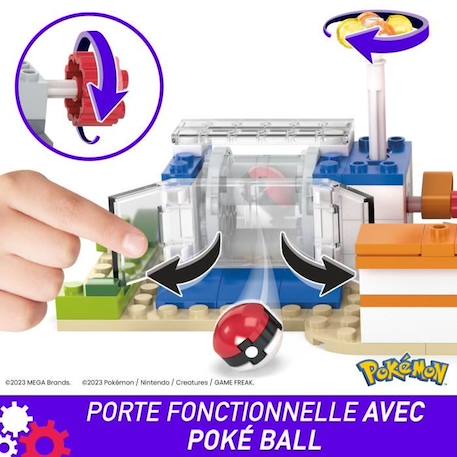 MEGA Pokémon-Centre Pokémon de la Forêt-Jouet à construire (648 pcs) HNT93 BLANC 6 - vertbaudet enfant 