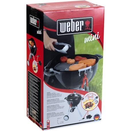 Barbecue Weber One Touch Premium avec charbon sonore et lumineux - KLEIN - 9466 NOIR 5 - vertbaudet enfant 